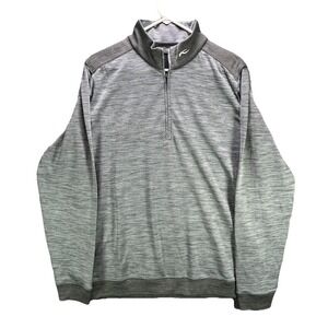 KJUS Liam Techwool Sweater Half Zip Mens 2XL Gray Golf Merino Wool Pullover